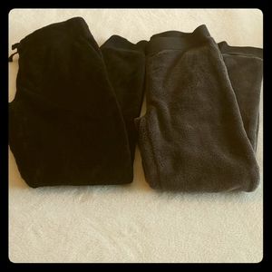 Final sale* Bundle Two girl's fleece joggers. NWOT